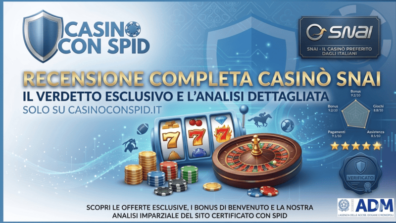 recensione completa snai casino online