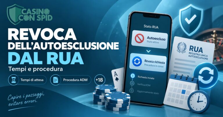 Revoca Registro Unico Autoesclusioni Guida